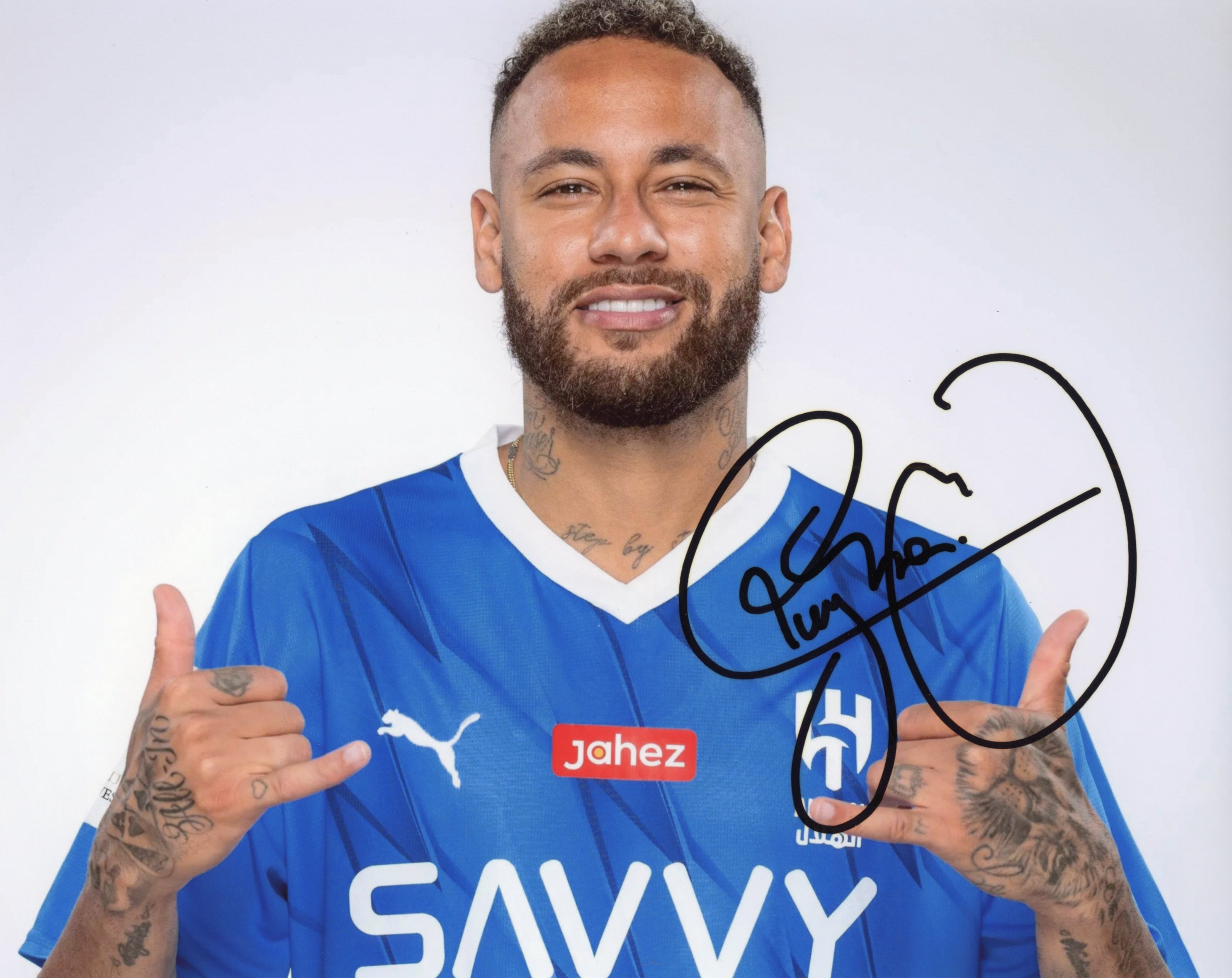 Neymar ネイマール 直筆サイン入り写真認証COA付 | Shop Co.